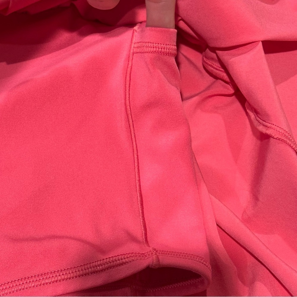 Offline By Aerie Pink Pleated Belted Skirt Built In Shorts Pockets Size XS - Picture 7 of 8